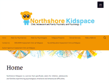 Tablet Screenshot of northshorekidspace.com.au